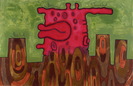 It, Mixed media on linen