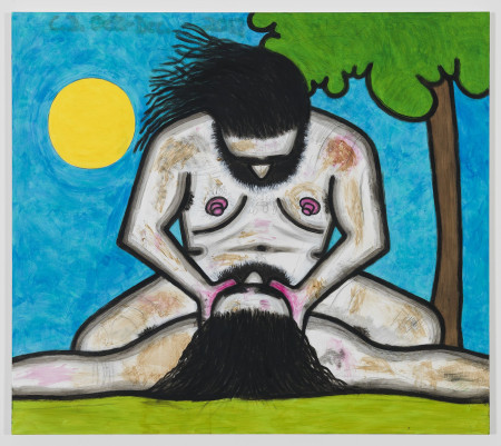 Last Rites, Mixed media on linen