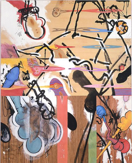 Mahogany Corner, Mixed media on pine, English oak, and mahogany