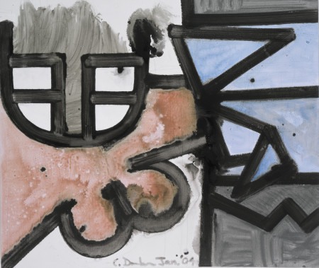 Particular Aspects (Four), Mixed media on linen