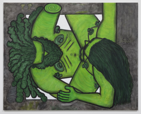 Qualiascope: Box of Light, Urethane, acrylic, crayon and pencil on linen