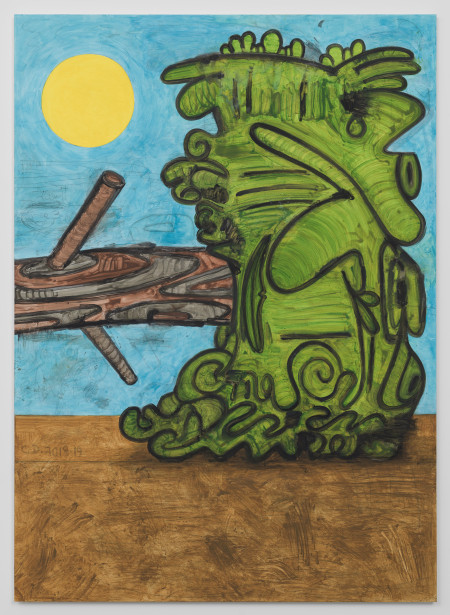 Tree 3, Mixed media on linen