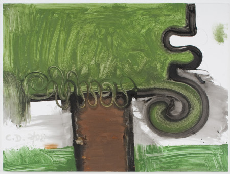 "Untitled" 2/08, Mixed media on linen