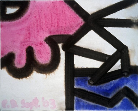 Untitled, Mixed media on linen