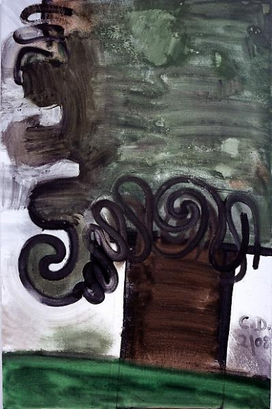 Untitled, Mixed media on linen