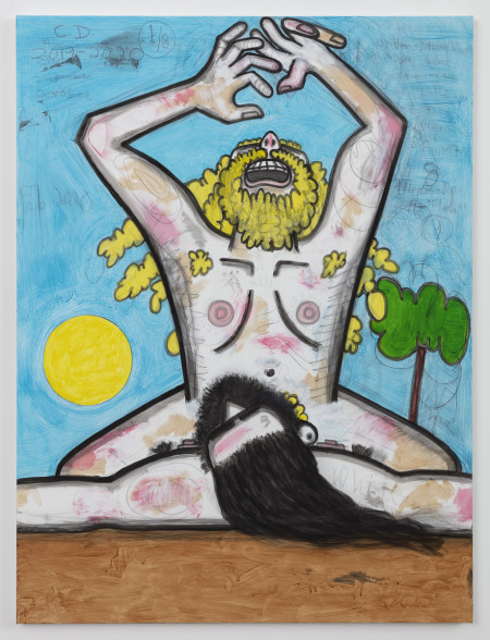 Winners and Losers (1/8), Mixed media on linen