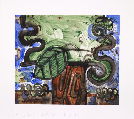 Big Leaf, 5-color etching with aquatint on En Tout Cas paper