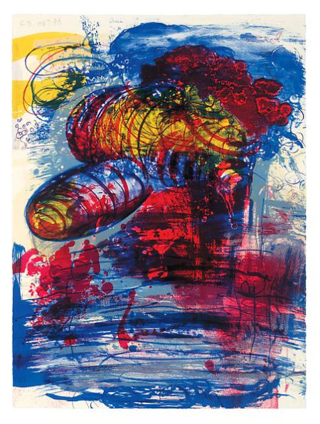 Blue(2nd), Lithograph on Arches paper, with folder