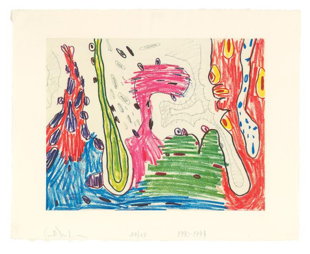 (Epsilon)SevenPlaces, Album of sevenIntaglio prints on gampi on J. Whatman 1952 handmade paper