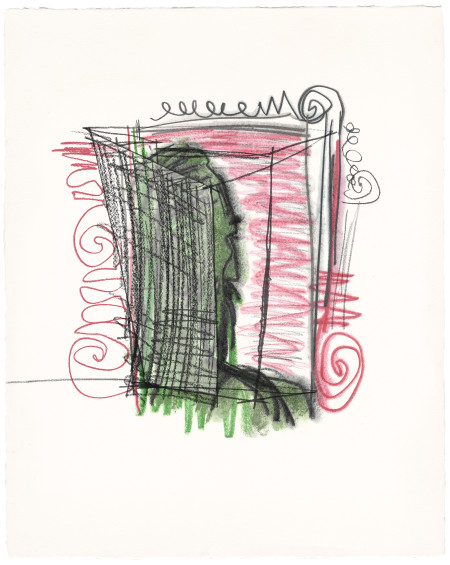 Green Self Model (I), Lithograph
