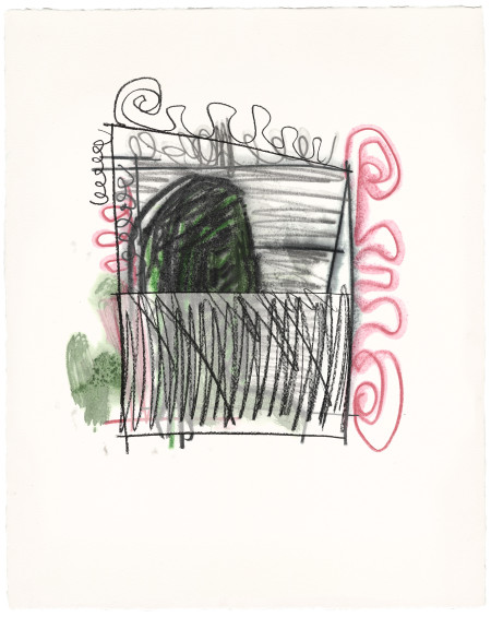 Green Self Model (V), Lithograph