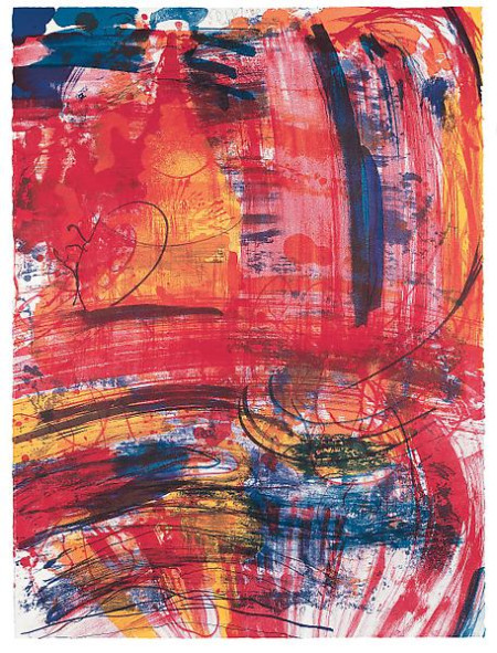 Purple(3rd), Lithograph on Arches paper, with folder