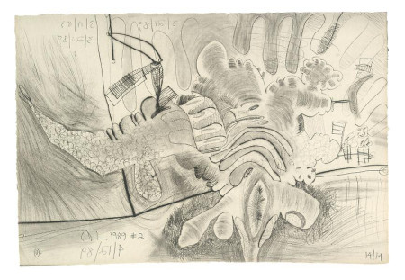 Shadows(#2), Drypoint on Richard de Bas handmade paper