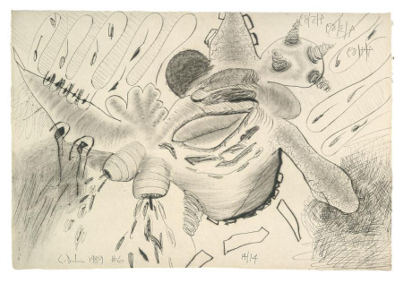 Shadows(#6), Drypoint on Richard de Bas handmade paper