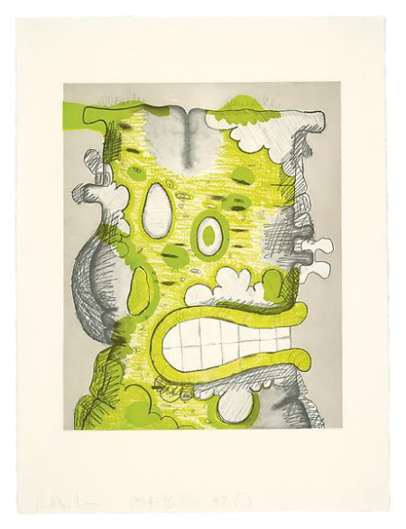 Undone (C), Intaglio in seven progressive states (A-I) with twenty-six unique prints on Arches En-tout-cas paper