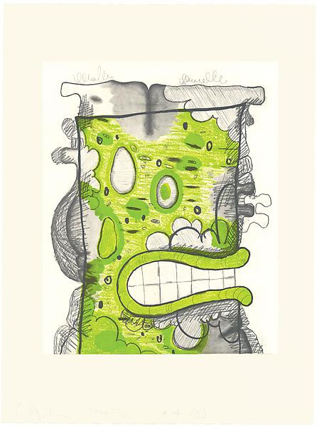 Undone (E), Intaglio in seven progressive states (A-I) with twenty-six unique prints on Arches En-tout-cas paper