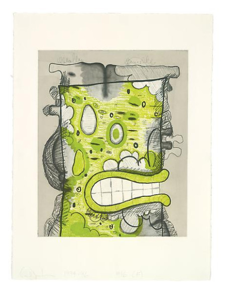 Undone (F), Intaglio in seven progressive states (A-I) with twenty-six unique prints on Arches En-tout-cas paper