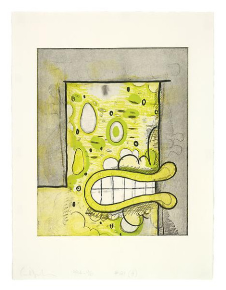 Undone (H), Intaglio in seven progressive states (A-I) with twenty-six unique prints on Arches En-tout-cas paper