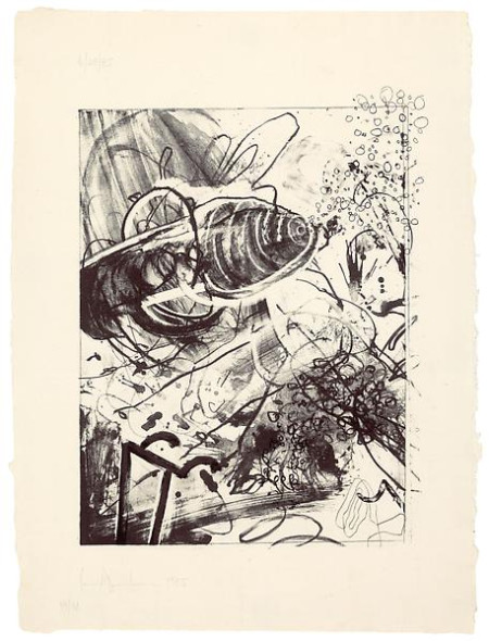 Untitled, Lithograph on Jeff Goodman handmade paper