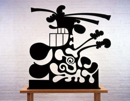 Frozen Shadows (Female Spirit III), Stainless steel, painted